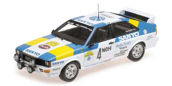 Audi Quattro Sweden Winners International Swedish Rally 19821 of 350 pcs - 1/18 Minichamps