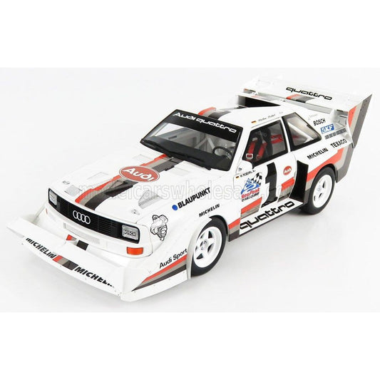 Audi Quattro S1 Pikes Peak Winner 1987 W.Roehrl #1 - 1/18 Autoart