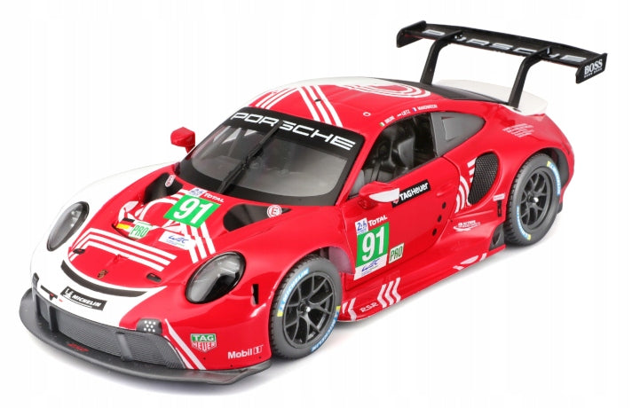 Porsche 911 RSR LM 2020 rosu/alb - 1/24 Bburago