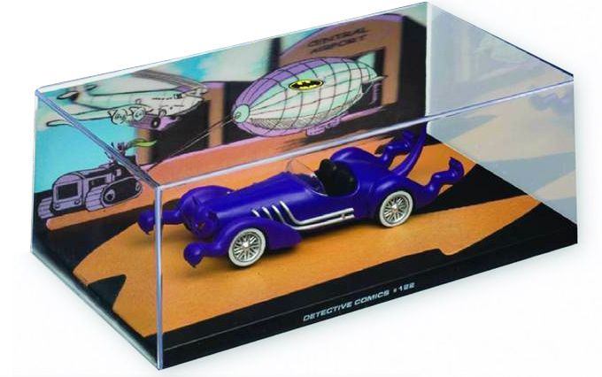 Macheta Catmobil #122 Detective Comics cu vitrina plexiglass - 1/43 Altaya