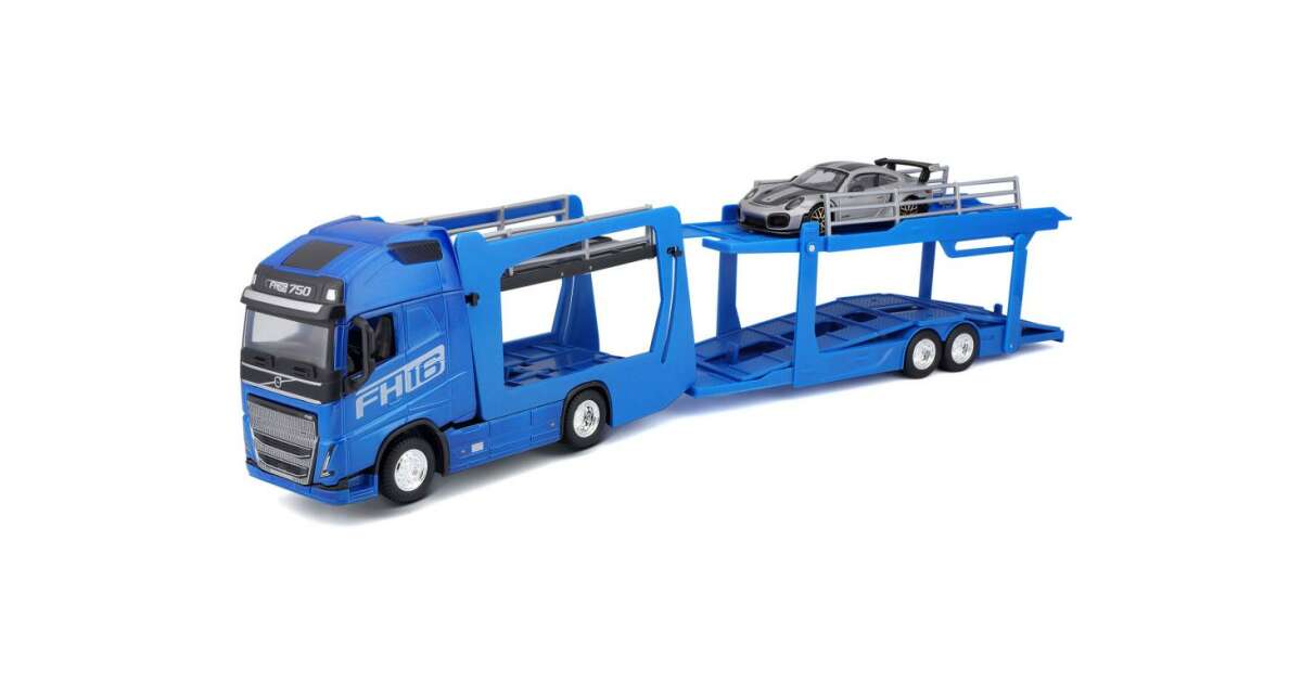 Transportor Volvo FH16 si Porsche 911 GT2 RS -  1/43 Bburago