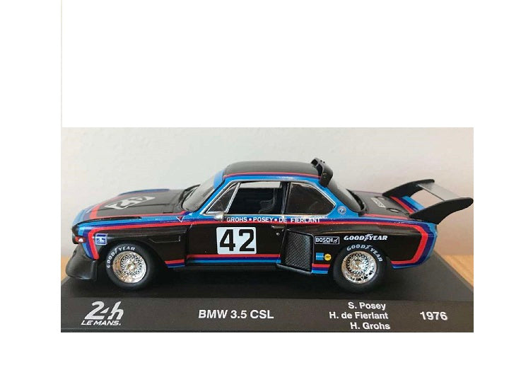 BMW 3.5 Csl S.Posey H. de Fierlant H. Grohs 1976 - 1/43 Altaya