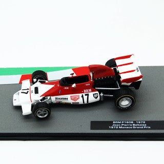 Formula 1 BRM P160B 1972 Jean-Pierre Beltoise 1972 Monaco Grand Prix cu vitrina plexiglass - 1/43 Altaya