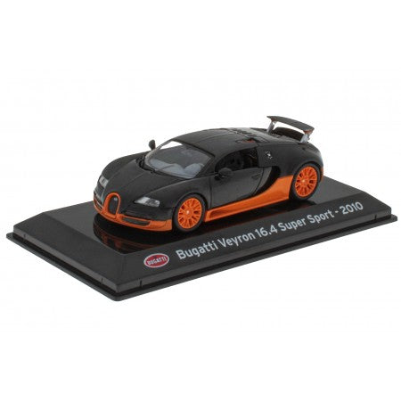 Bugatti Veyron 16,4 Super Sport 2010 cu vitrina plexiglass - 1/43 Altaya