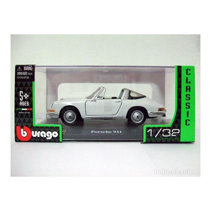 Porsche 911 cu vitrina plexiglass - 1/32 Bburago