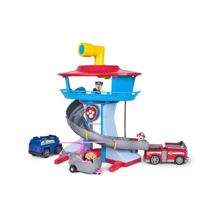 Set de joaca Paw Patrol Lookout Tower cu vehicule