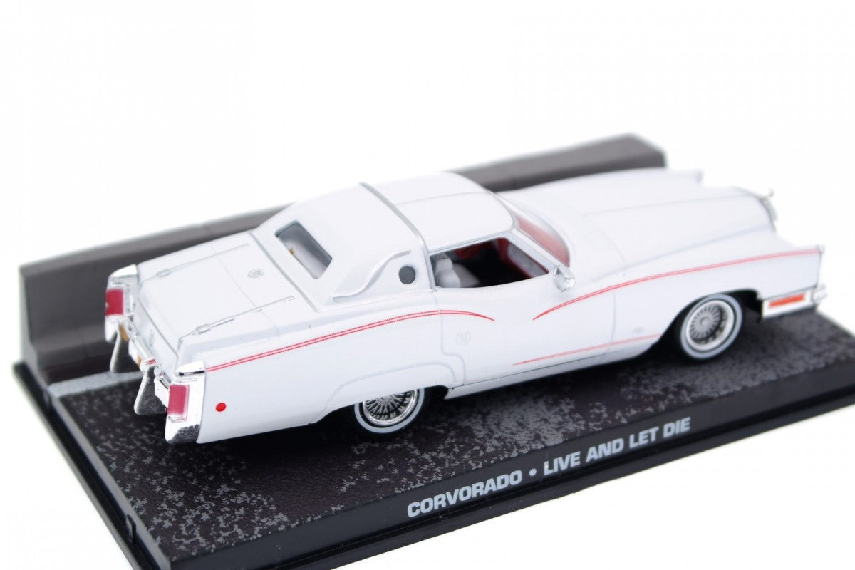 Corvorado Live and Let Die james Bond Movie cu vitrina plexiglass - 1/43 Altaya