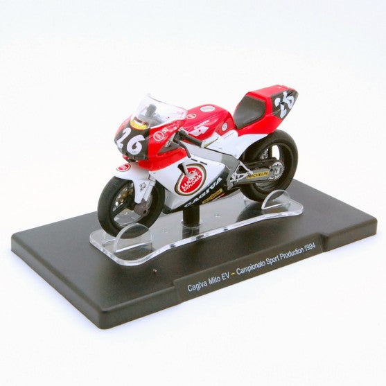 Motocicleta Cagiva Mito EV - Campionato Sport Production 1994 - 1/18 Altaya