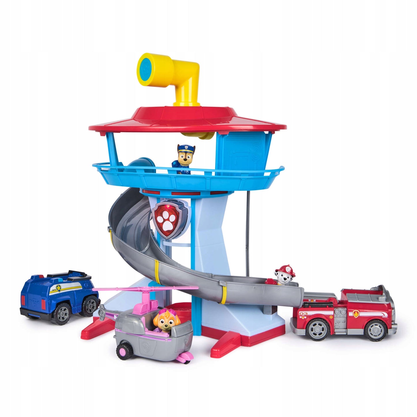 Set de joaca Paw Patrol Lookout Tower cu vehicule