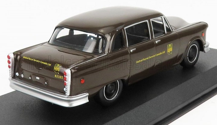 Checker Taxicab Parcel Delivery - Ups Canada 1975 cu vitrina plexiglass - 1/43 Greenlight