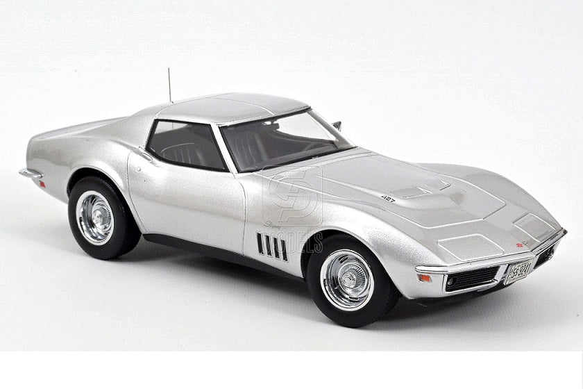 Chevrolet Corvette 1969 silver metallic - 1/18 Norev