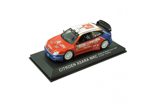 Citroen Xsara Wrc #3 Winner Swedish Rally 2004 S.Loeb - D.Elena cu vitrina plexiglass - 1/43 IxoModels