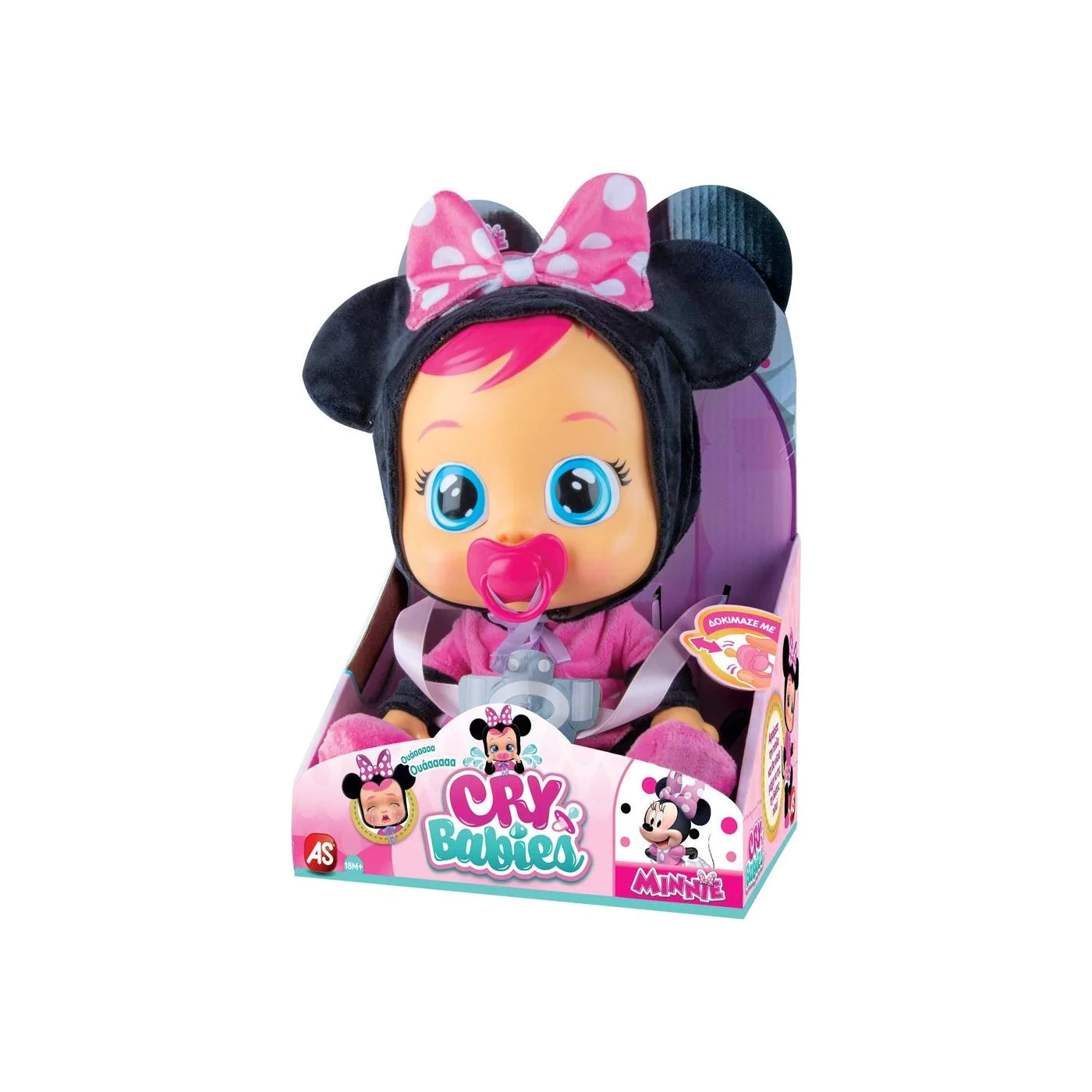 Papusa Bebelus  CryBabies -  Minnie Mouse