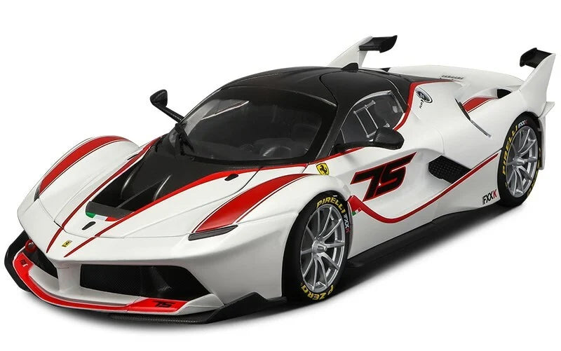 Ferrari FXXK SIGNATURE  alb Nr.75 - 1/18 Bburago