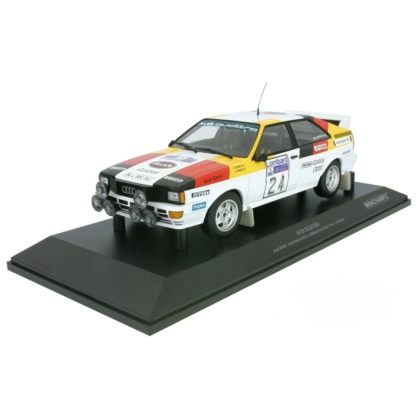 Audi Quattro Sport Lombard RAC Rally 1982 1/350pcs - 1/18 Minichamps