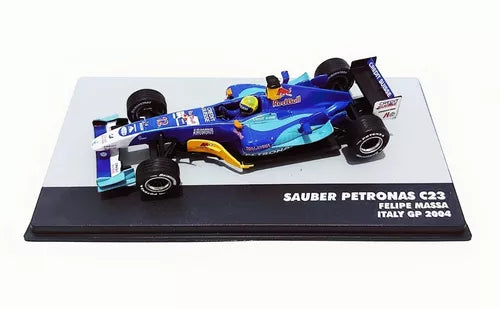 Formula 1 Sauber Petronas C23 Felipe Massa Italy GP 2004 cu vitrina plexiglass - 1/43 Altaya