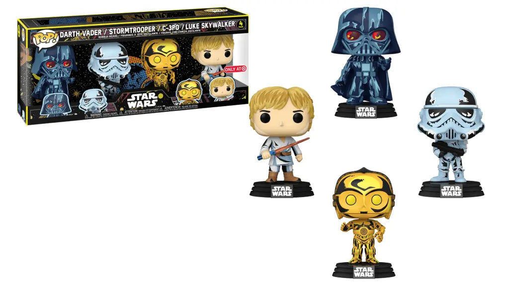 Set 4 figurine Star Wars Pop - Funko