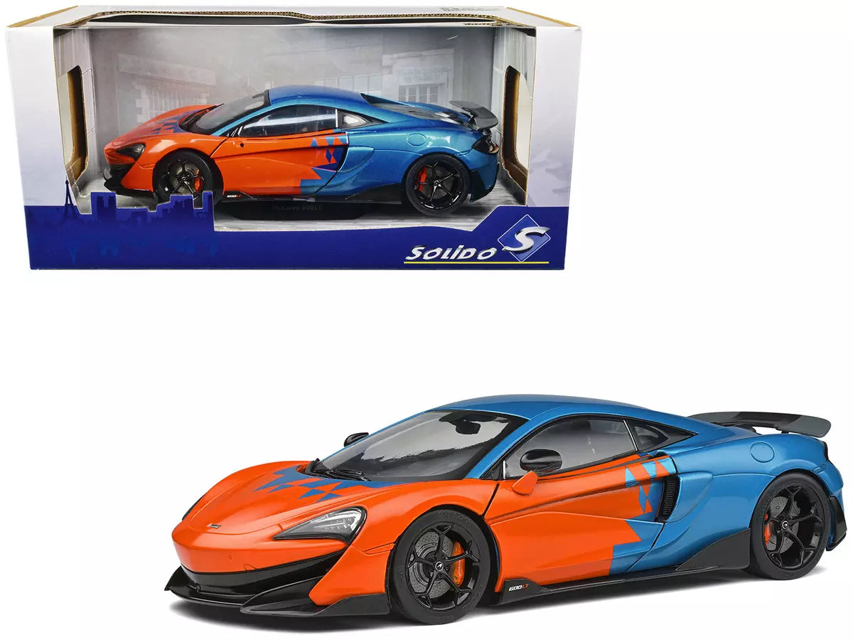 McLaren 600LT albastru/portocaliu - 1/18 Solido