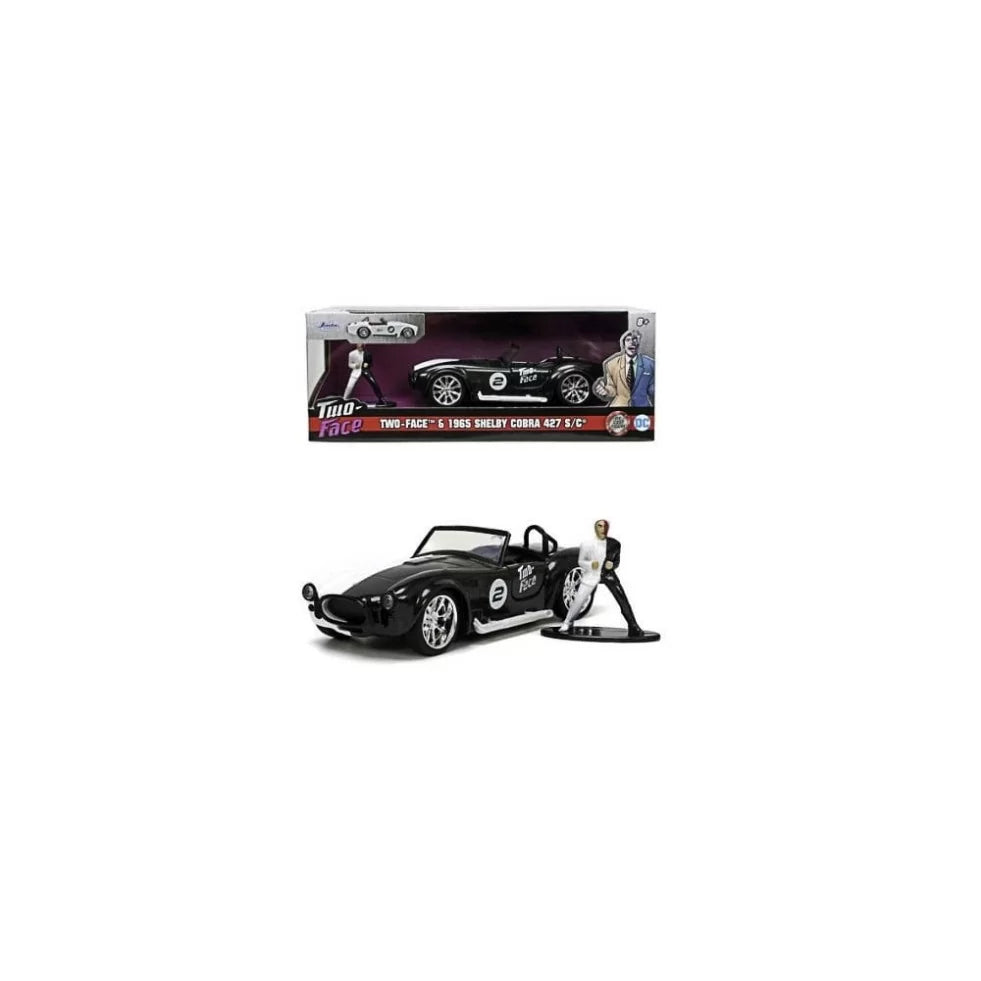 Shelby Cobra 427 S/C 1965 si figurina Two-face - 1/32 Jada