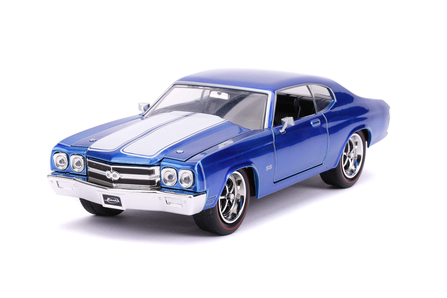 Chevrolet Chevelle SS 1970 albastru cu dungi albe - 1/24 Jada