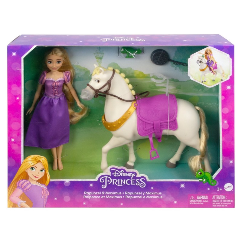 Set Papusa Rapunzel si Calutul Maximus