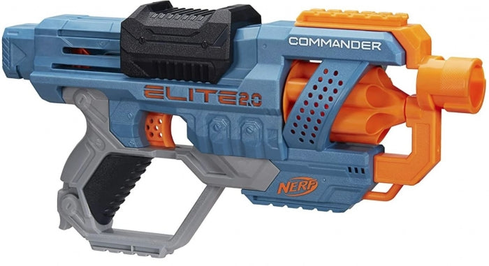 Pistol Nerf Elite Commander RD-6 cu 12 gloante