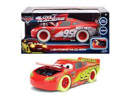 Lightning McQueen Glow Racers - 1/24 Jada