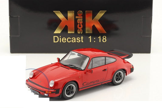 Porsche 911 3.2 Clubsport 1989 rosu - 1/18 KKScale