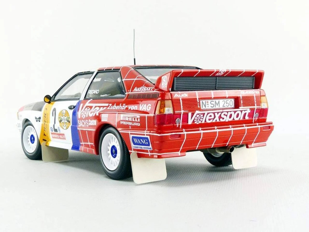 Audi Quattro A2 Schmidt Motorsport - Winners int.avd/sth Hunsruck Rallye 1984 1/300pcs - 1/18 Minichamps