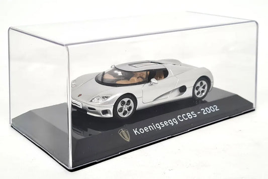 Koenigsegg CC8S 2002 cu vitrina plexiglass - 1/43 Altaya