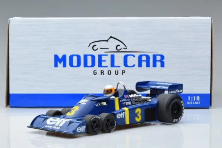 Formula 1 Tyrrell Ford P34-2 #3 Winner Sweden GP 1976 - 1/18 Model Car Group