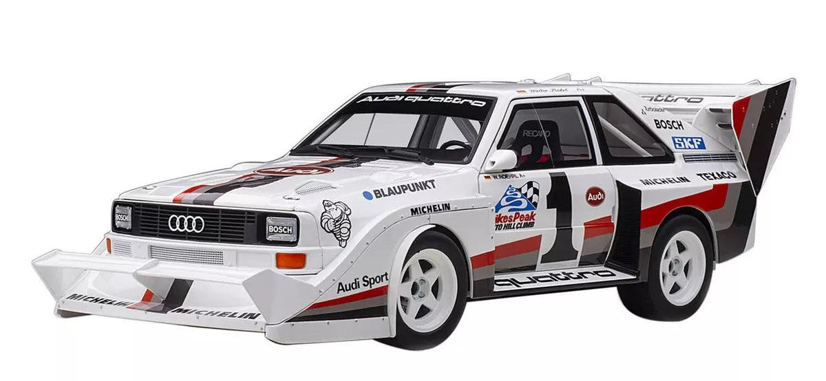 Audi Quattro S1 Pikes Peak Winner 1987 W.Roehrl #1 - 1/18 Autoart