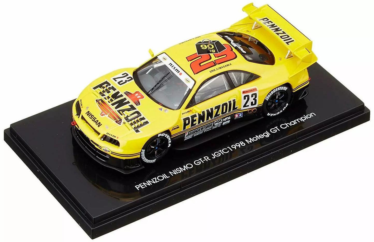 Nissan Skyline GT-R #23 Pennzoil Nismo GT-R jgtc 1998 Motegi GT Champion cu vitrina plexiglass- 1/43 Ebbro