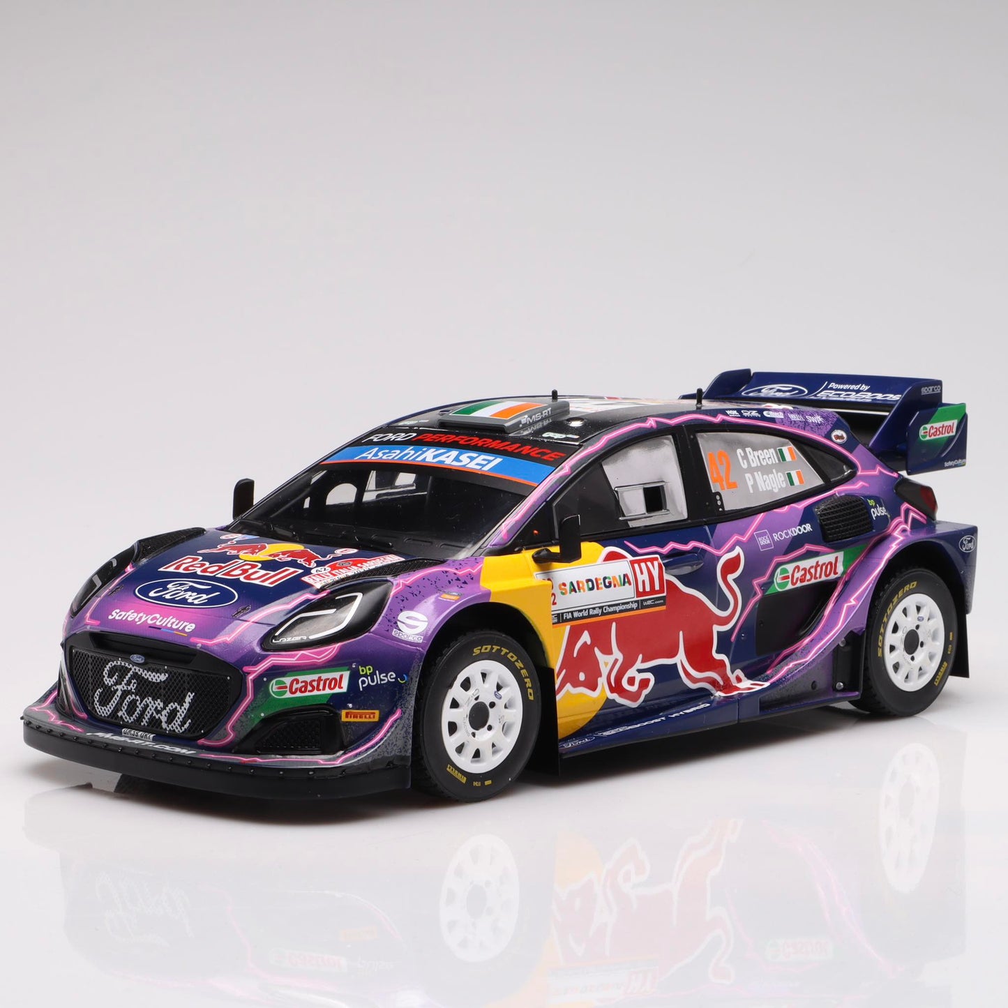 Ford Puma Rally 1 #42 Rally Sardegna 2022 - 1/18 Ixo Models