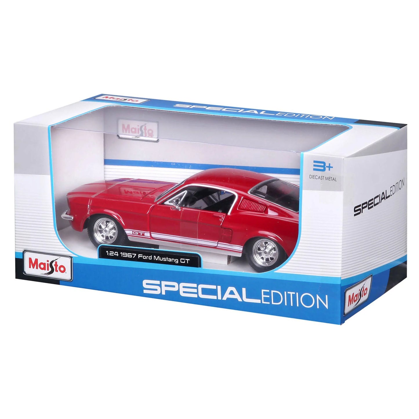 Ford Mustang GT 1967 (rosu) - 1/24 Maisto