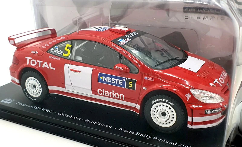 Peugeot 307 WRC Gronholm - Rautiainen Neste Rally Finland 2004 #5 - 1/24 Altaya