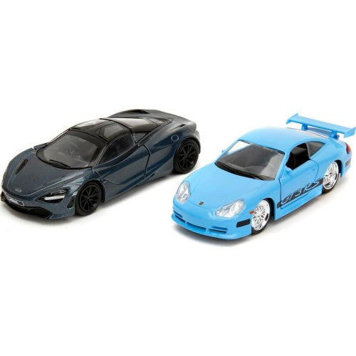 Set 2 machete Porsche 911 Gt3 Rs si McLaren 720s  Fast&Furious- 1/32 Jada