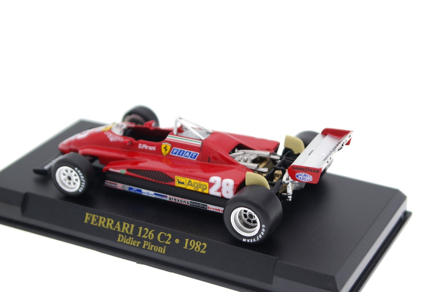 Formula 1 Ferrari 126 C2 1982 Didier Pironi - 1/43 Altaya