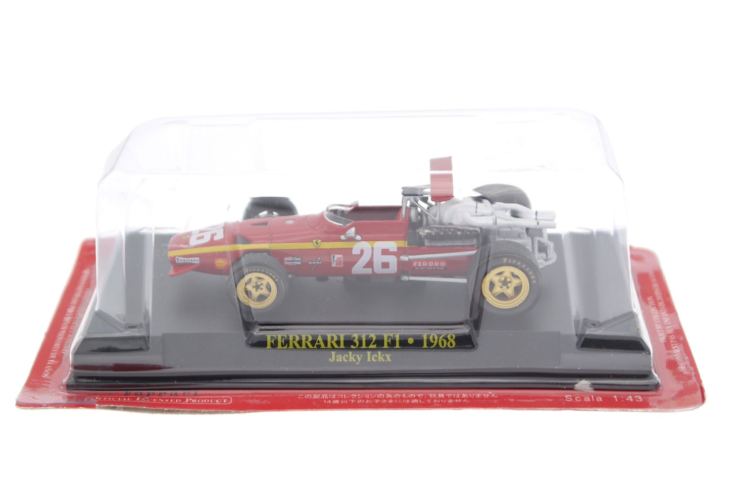 Ferrari 312 F1 1968 Jacky Ickx #26 - 1/43 Altaya