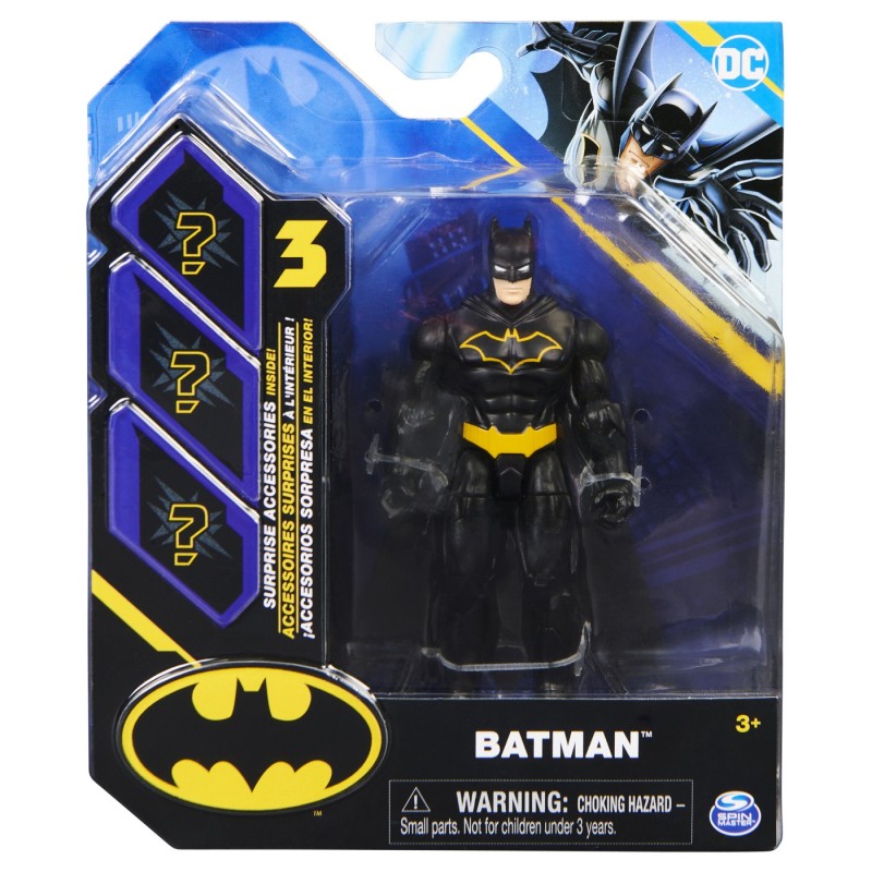 Figurina articulata Batman 10cm cu 3 accesorii surpriza