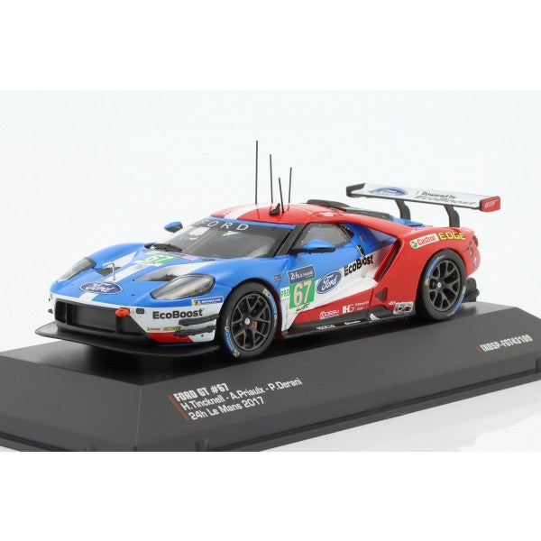 Ford GT #67 24h Le Mans 2017 cu vitrina plexiglass - 1/43 IxoModels