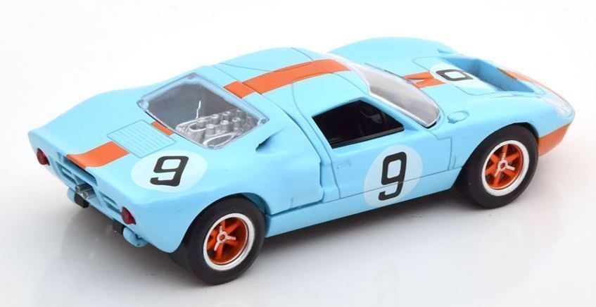 Ford GT40 Gulf #9 Sieger 24h LeMans 1968 Rodriguez,Bianchi cu vitrina plexiglass - 1/43 Altaya