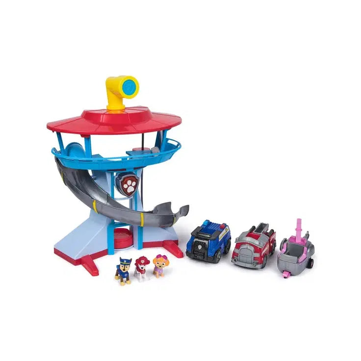 Set de joaca Paw Patrol Lookout Tower cu vehicule