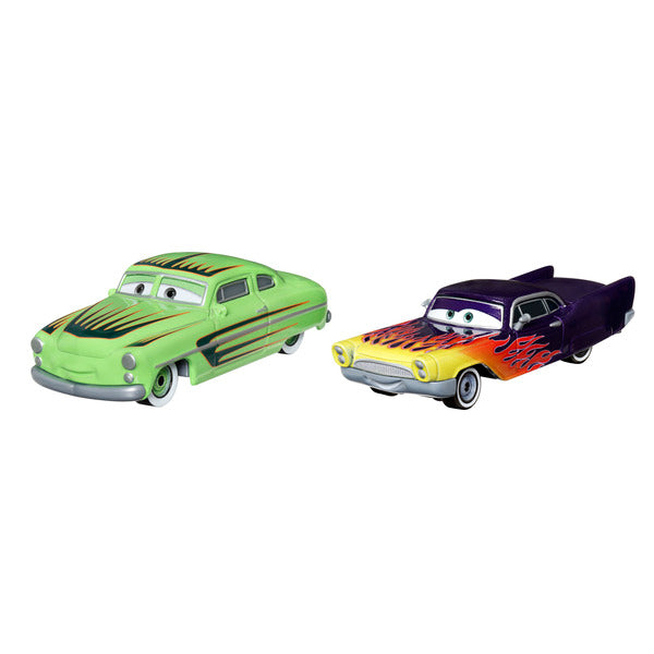 Set 2 masinute Cars - Edwin Kranks si Greta - 1/55 Cars