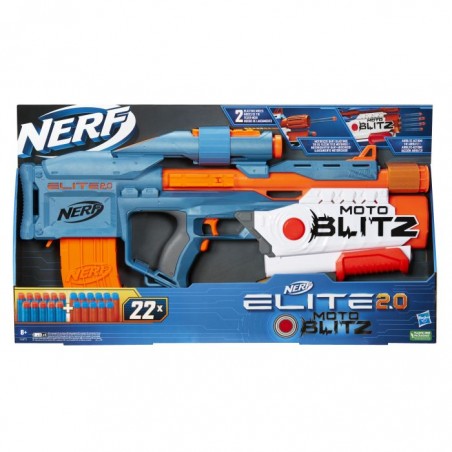 Blaster Nerf Elite 2.0 Motoblitz  cu 22 proiectile