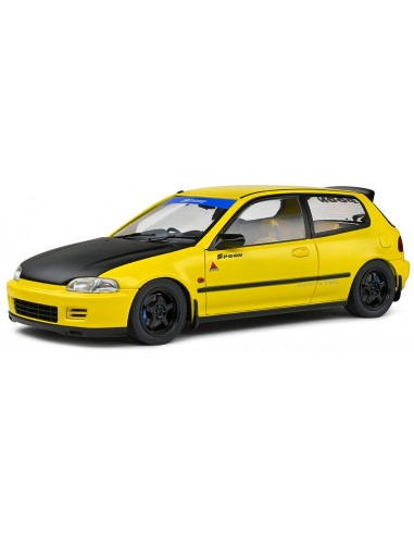 Honda Civic EG6 Spoon Version galben 1991 - 1/18 Solido