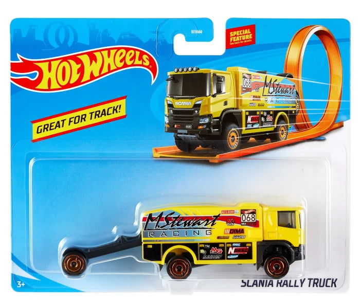 Camion Hot Wheels Scania Rally Truck - 1/64 HW