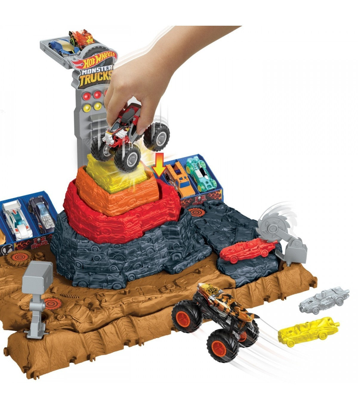 Set de joaca Hot Wheels Monster Trucks - Arena Smashers