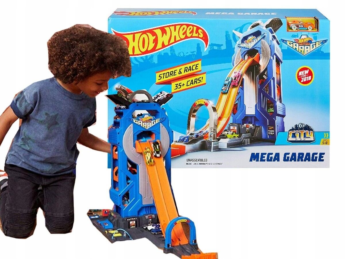 Set de joaca Hot Wheels City - Mega Garage