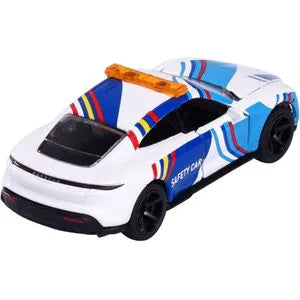 Macheta Porsche Taycan Turbo S Safety Car + cutie depozitare - 1/64 Majorette